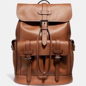 NWOT Coach Hudson Backpack Natural Leather
